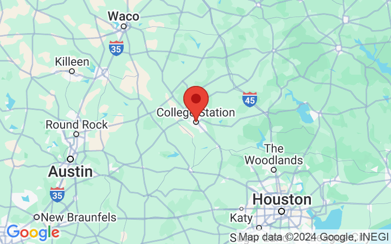 Map of College Station, Texas